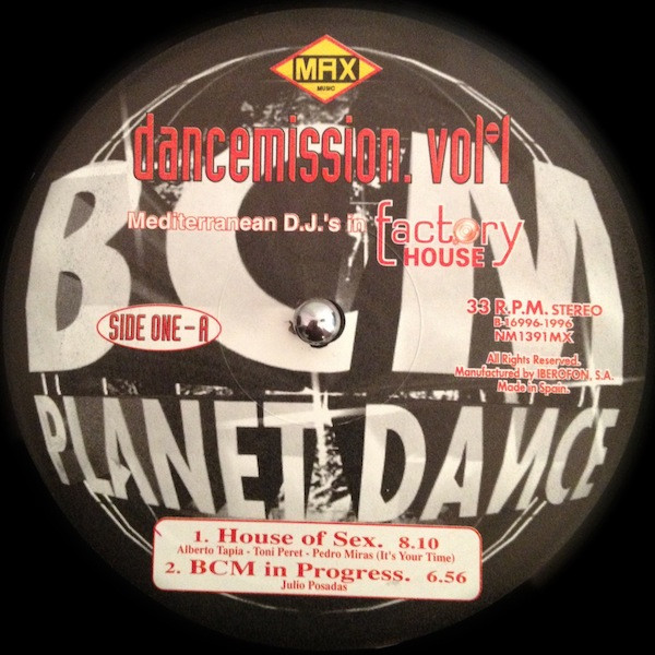 Mediterranean DJs In Factory House - Dancemission. Vol.1 | Max Music (NM1391MX) - 4