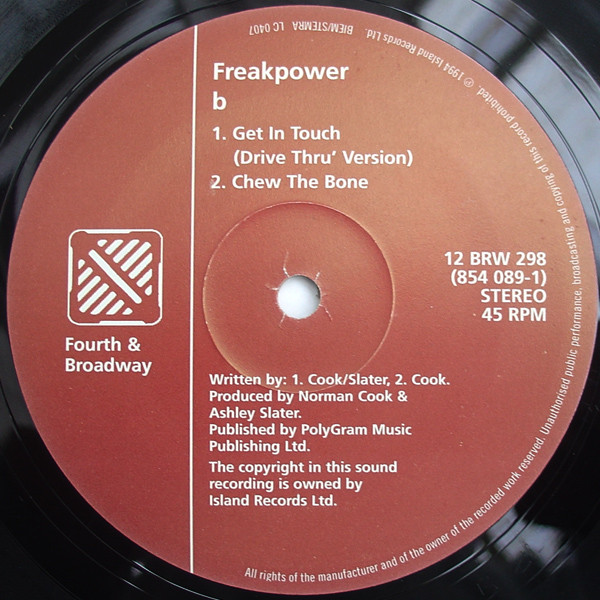 Freak Power - Get In Touch | 4th & Broadway (12 BRW 298) - 4 Freak Power - Get In Touch | 4th & Broadway (12 BRW 298) - 4