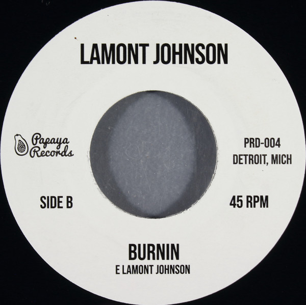 Lamont Johnson - Mr. Bassman | Papaya Records Detroit (PRD-004) - 2