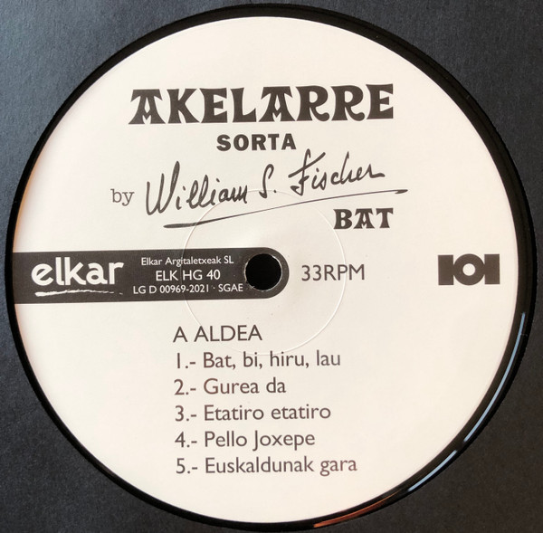 William S. Fischer - Akelarre Sorta | Elkar (ELK HG 40) - 3 William S. Fischer - Akelarre Sorta | Elkar (ELK HG 40) - 3