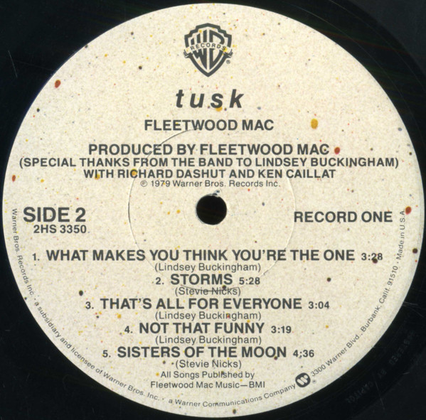 Fleetwood Mac - Tusk | Warner Bros. Records (2HS 3350) - 4 Fleetwood Mac - Tusk | Warner Bros. Records (2HS 3350) - 4