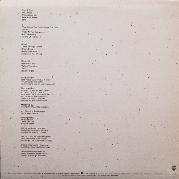 Fleetwood Mac - Tusk | Warner Bros. Records (2HS 3350) - 2 Fleetwood Mac - Tusk | Warner Bros. Records (2HS 3350) - 2