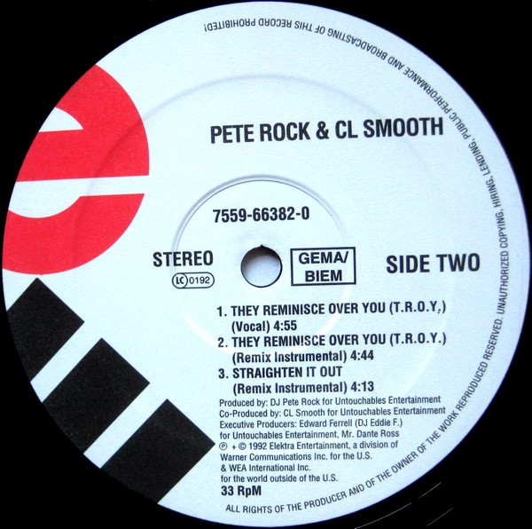 Pete Rock & C.L. Smooth - Straighten It Out | Elektra (7559-66382-0) - 3 Pete Rock & C.L. Smooth - Straighten It Out | Elektra (7559-66382-0) - 3