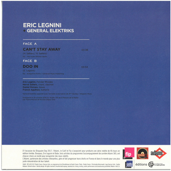 Eric Legnini + General Elektriks - Can't Stay Away / Doo In | Radio France (SUA07) - 3 Eric Legnini + General Elektriks - Can't Stay Away / Doo In | Radio France (SUA07) - 3