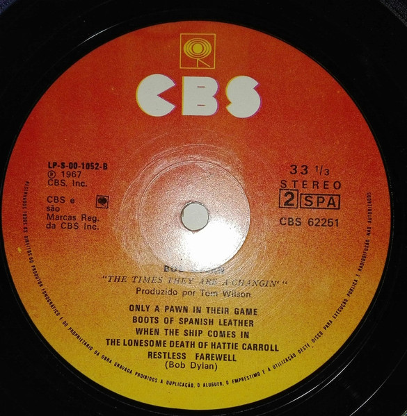 Bob Dylan - The Times They Are A-Changin' | CBS (62251) - 4