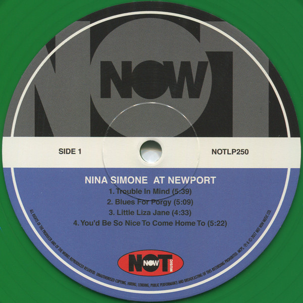 Nina Simone - Nina At Newport | Not Now Music (NOTLP250) - 3 Nina Simone - Nina At Newport | Not Now Music (NOTLP250) - 3