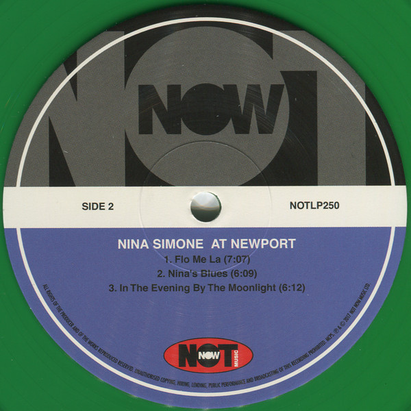 Nina Simone - Nina At Newport | Not Now Music (NOTLP250) - 4 Nina Simone - Nina At Newport | Not Now Music (NOTLP250) - 4