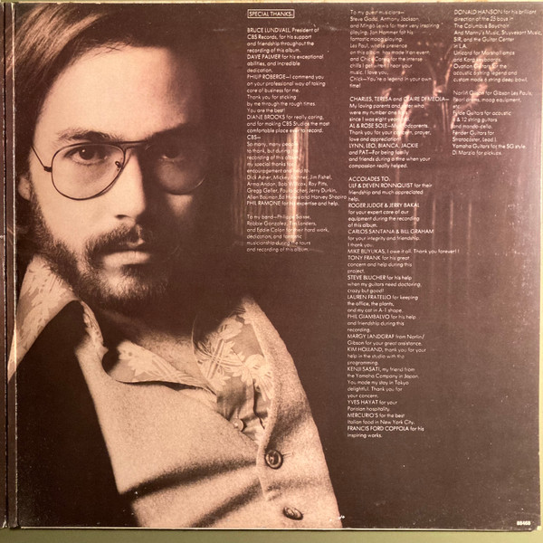 Al Di Meola - Splendido Hotel | CBS (CBS 88468) - 3
