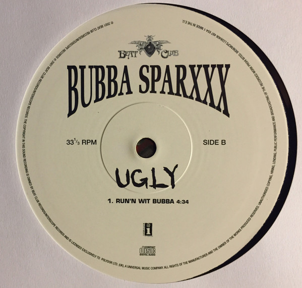 Bubba Sparxxx - Ugly | Interscope Records (497 654-1) - 4 Bubba Sparxxx - Ugly | Interscope Records (497 654-1) - 4