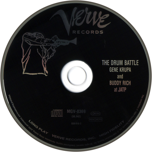 Gene Krupa And Buddy Rich - The Drum Battle (Gene Krupa And Buddy Rich At JATP) CD | Verve Records (559 810-2) - 3 Gene Krupa And Buddy Rich - The Drum Battle (Gene Krupa And Buddy Rich At JATP) CD | Verve Records (559 810-2) - 3
