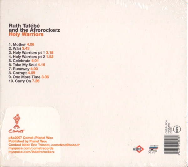 Ruth Tafebe And The Afrorockerz - Holy Warriors | Comet Records (COMET 042) - 2