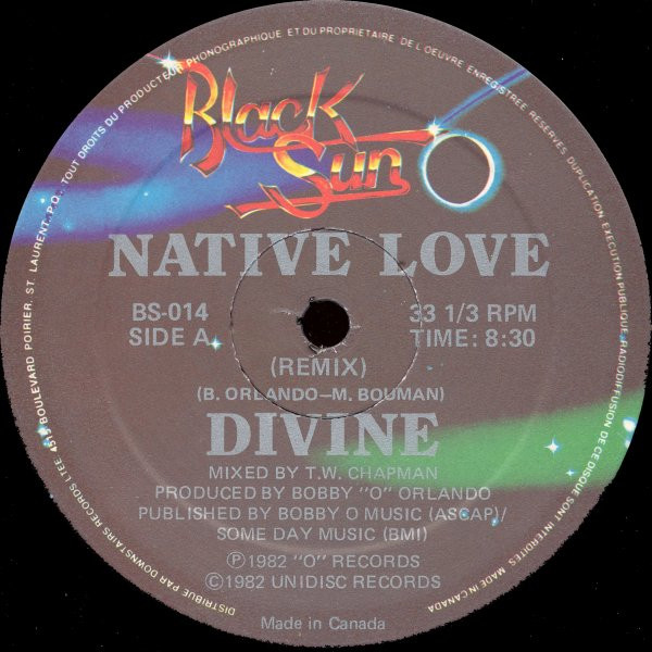Divine - Native Love (Remix) | Black Sun (BS-014) - main