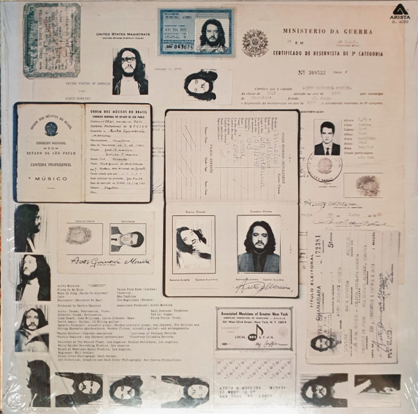 Airto Moreira - Identity | Arista (AL 4068) - 2