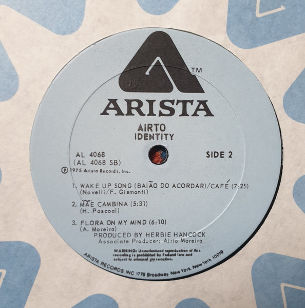 Airto Moreira - Identity | Arista (AL 4068) - 4