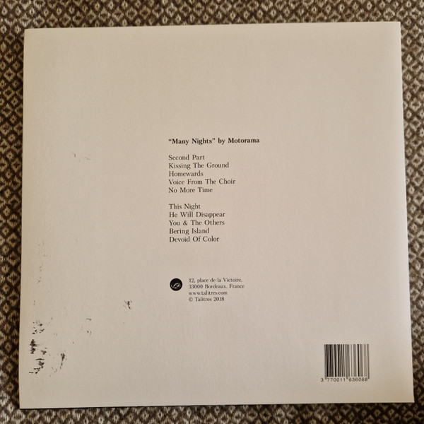 Motorama - Many Nights | Talitres Records (TAL108LP) - 2 Motorama - Many Nights | Talitres Records (TAL108LP) - 2