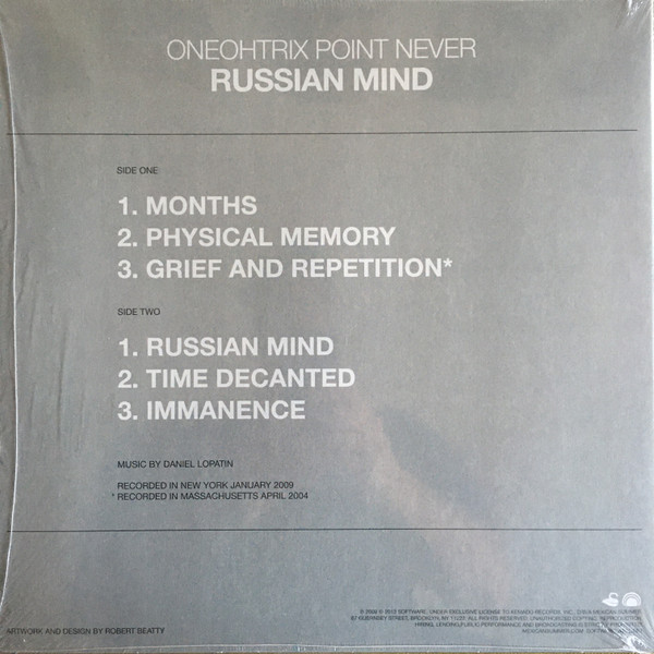 Oneohtrix Point Never - Russian Mind | Software (SFT 030) - 2 Oneohtrix Point Never - Russian Mind | Software (SFT 030) - 2