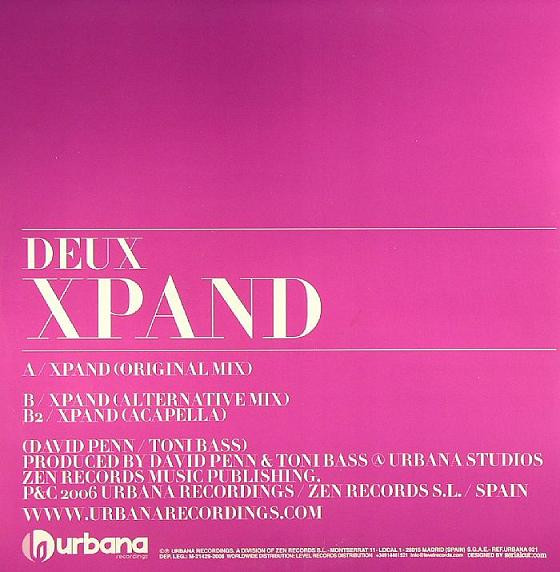 Deux - Xpand | Urbana Recordings (URBANA 021)