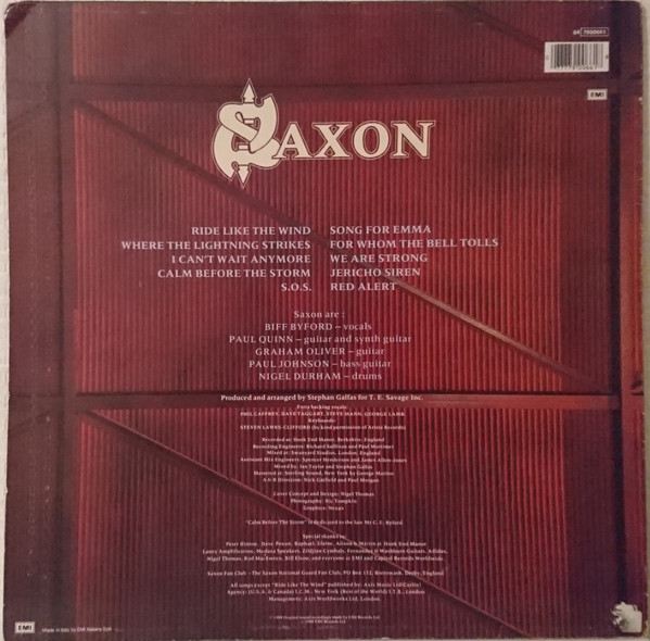 Saxon - Destiny | EMI (64 7900661) - 2 Saxon - Destiny | EMI (64 7900661) - 2