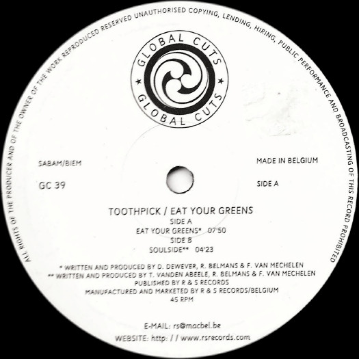 Toothpick - Eat Your Greens | Global Cuts (GC 39) - main