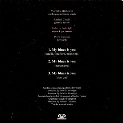 Neon - My Blues Is You | KinderGarten Records (K004) - 4 Neon - My Blues Is You | KinderGarten Records (K004) - 4