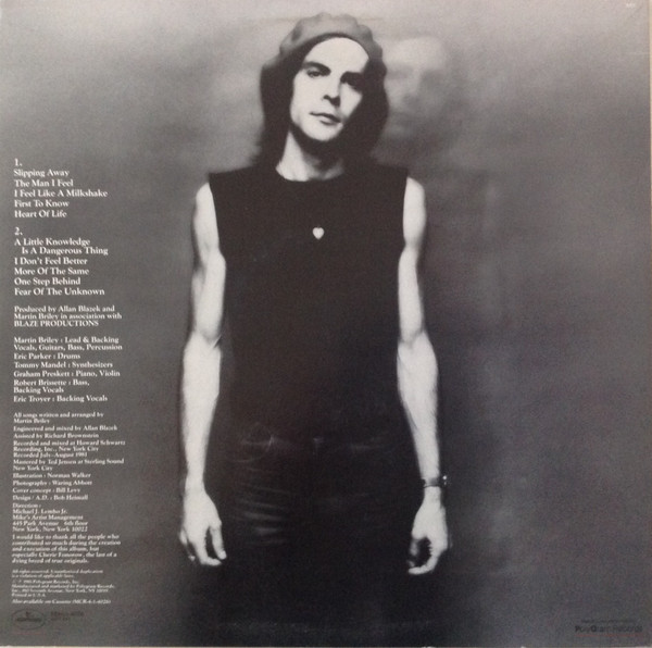Martin Briley - Fear Of The Unknown | Mercury (SRM-1-4026) - 2 Martin Briley - Fear Of The Unknown | Mercury (SRM-1-4026) - 2