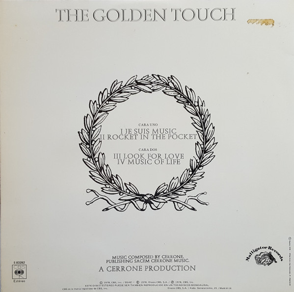 Cerrone - Cerrone IV - The Golden Touch | CBS (S 83282) - 2 Cerrone - Cerrone IV - The Golden Touch | CBS (S 83282) - 2