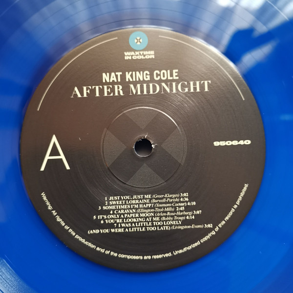 The Nat King Cole Trio - After Midnight | WaxTime In Color (950640) - 3