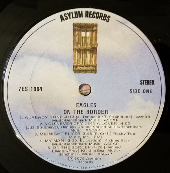 Eagles - On The Border | Asylum Records (7ES-1004) - 3 Eagles - On The Border | Asylum Records (7ES-1004) - 3