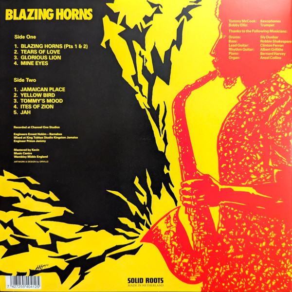 Tommy McCook & Bobby Ellis - Blazing Horns | Solid Roots (SOR001) - 2 Tommy McCook & Bobby Ellis - Blazing Horns | Solid Roots (SOR001) - 2