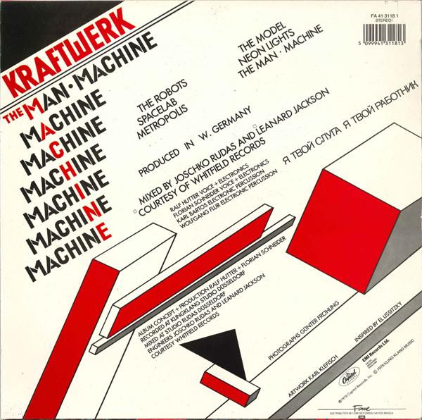Kraftwerk - The Man Machine | Fame (FA 41 3118 1) - 2