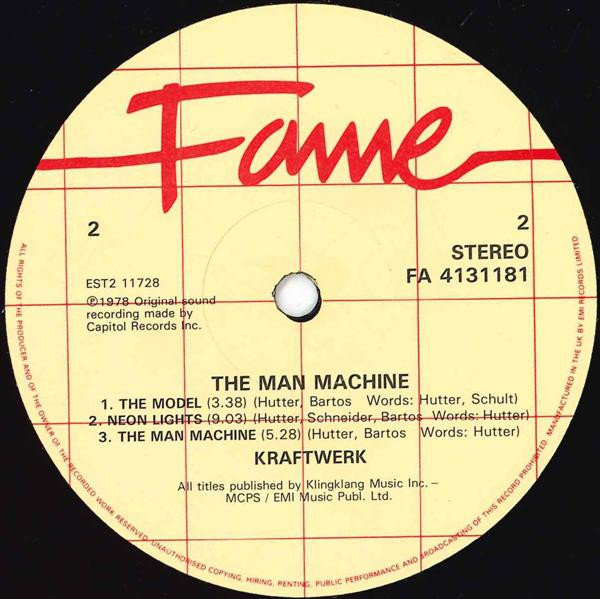 Kraftwerk - The Man Machine | Fame (FA 41 3118 1) - 4