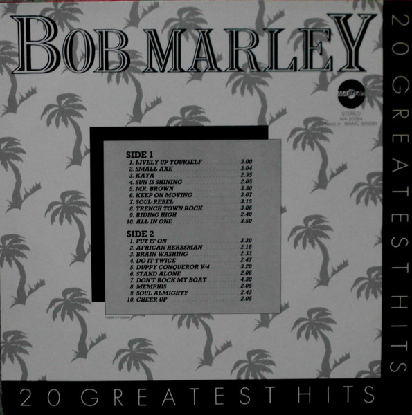 Bob Marley - 20 Greatest Hits | Masters (MA 20284) - 2