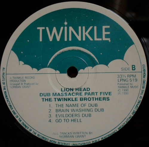 Twinkle Brothers - Dub Massacre Part Five - Lion Head | Twinkle Music (NG 519) - 4 Twinkle Brothers - Dub Massacre Part Five - Lion Head | Twinkle Music (NG 519) - 4
