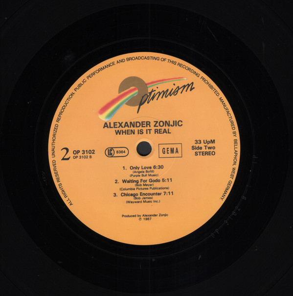 Alexander Zonjic - When Is It Real | Optimism Incorporated (OP 3102) - 3