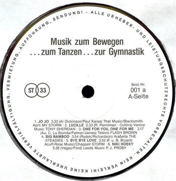 Various - Musik Zum Bewegen.... Zum Tanzen.... Zur Gymnastik... | Friedrich Verlag (001) - 3