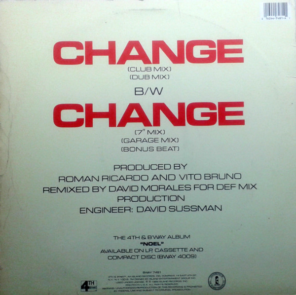 Noel - Change | 4th & Broadway (BWAY 481) - 2 Noel - Change | 4th & Broadway (BWAY 481) - 2