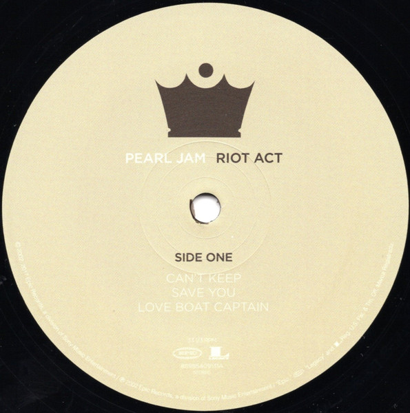 Pearl Jam - Riot Act (2LP) [Vinyl] | Epic (88985409131) - 3