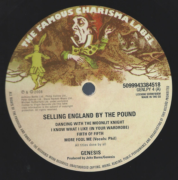 Genesis - Selling England By The Pound | Charisma (GENLPY 4) - 3