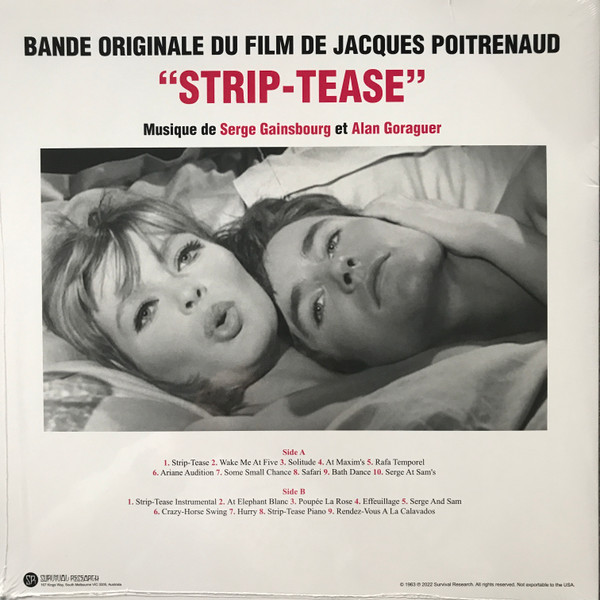 Serge Gainsbourg Et Alain Goraguer - Strip-Tease (Bande Originale Du Film) | Survival Research (SVVRCH064) - 2 Serge Gainsbourg Et Alain Goraguer - Strip-Tease (Bande Originale Du Film) | Survival Research (SVVRCH064) - 2