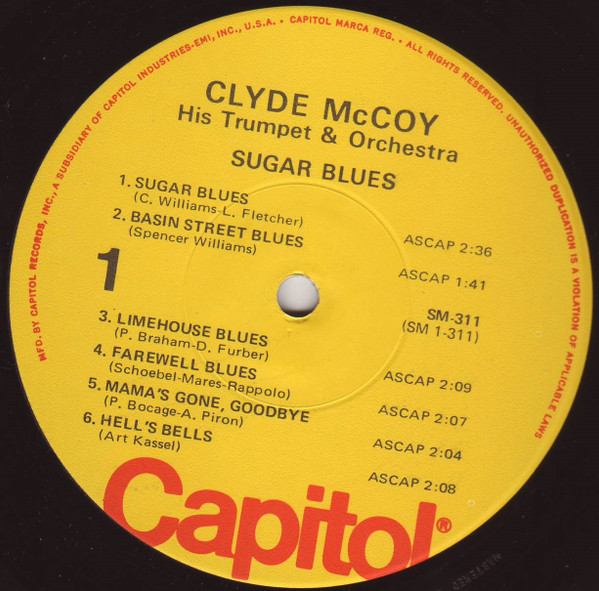 Clyde McCoy And His Orchestra - Sugar Blues | Capitol Records (SM-311) - 3 Clyde McCoy And His Orchestra - Sugar Blues | Capitol Records (SM-311) - 3