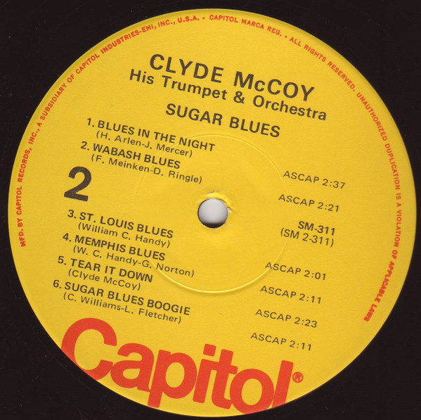 Clyde McCoy And His Orchestra - Sugar Blues | Capitol Records (SM-311) - 4 Clyde McCoy And His Orchestra - Sugar Blues | Capitol Records (SM-311) - 4