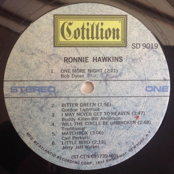Ronnie Hawkins - Ronnie Hawkins | Cotillion (SD 9019) - 3 Ronnie Hawkins - Ronnie Hawkins | Cotillion (SD 9019) - 3