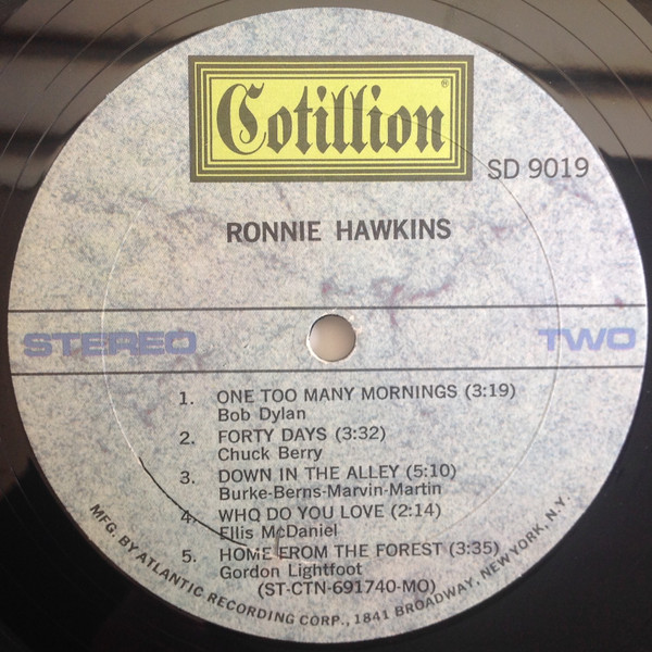 Ronnie Hawkins - Ronnie Hawkins | Cotillion (SD 9019) - 4 Ronnie Hawkins - Ronnie Hawkins | Cotillion (SD 9019) - 4