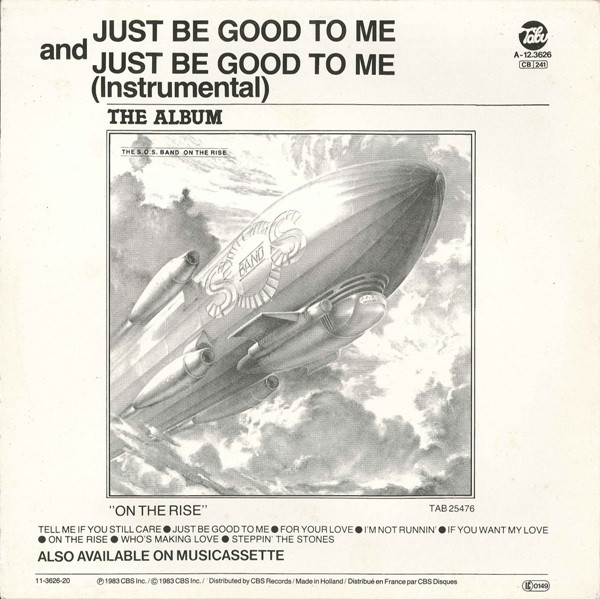 The S.O.S. Band - Just Be Good To Me | Tabu Records (A-12.3626) - 2 The S.O.S. Band - Just Be Good To Me | Tabu Records (A-12.3626) - 2