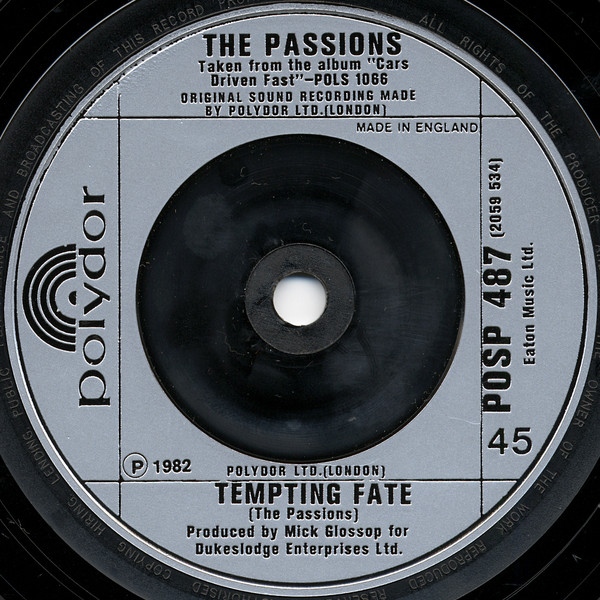 The Passions - Sanctuary | Polydor (POSP 487) - 4 The Passions - Sanctuary | Polydor (POSP 487) - 4