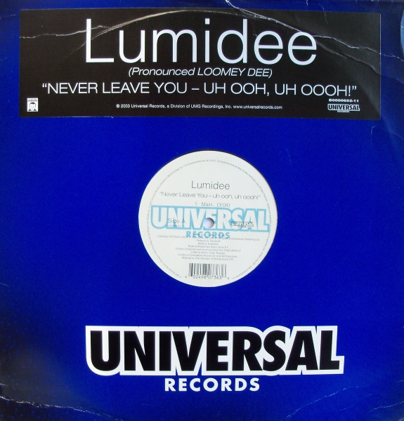 Lumidee - Never Leave You - Uh Ooh, Uh Oooh! | Universal Records (B0000652-11) - main