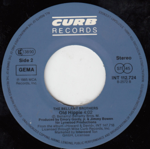 Bellamy Brothers - Feelin' The Feelin' | Curb Records (INT 112.724) - 4