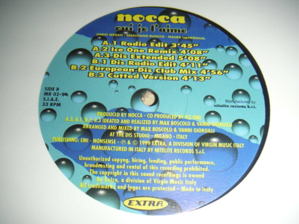 Nocca - Oui Je T'Aime | Extra (MR 02-99)