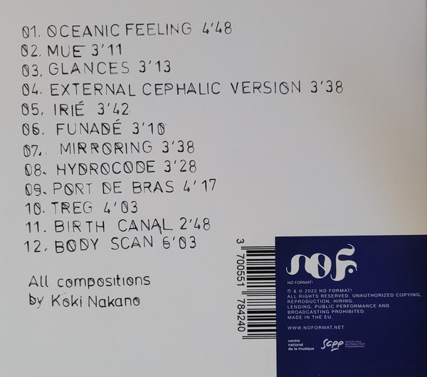 Koki Nakano - Oceanic Feeling | No Format (NØF.53) - 2 Koki Nakano - Oceanic Feeling | No Format (NØF.53) - 2