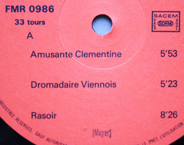 Patrice Meyer - Dromadaire Viennois | FMR (FMR 0986) - 4 Patrice Meyer - Dromadaire Viennois | FMR (FMR 0986) - 4